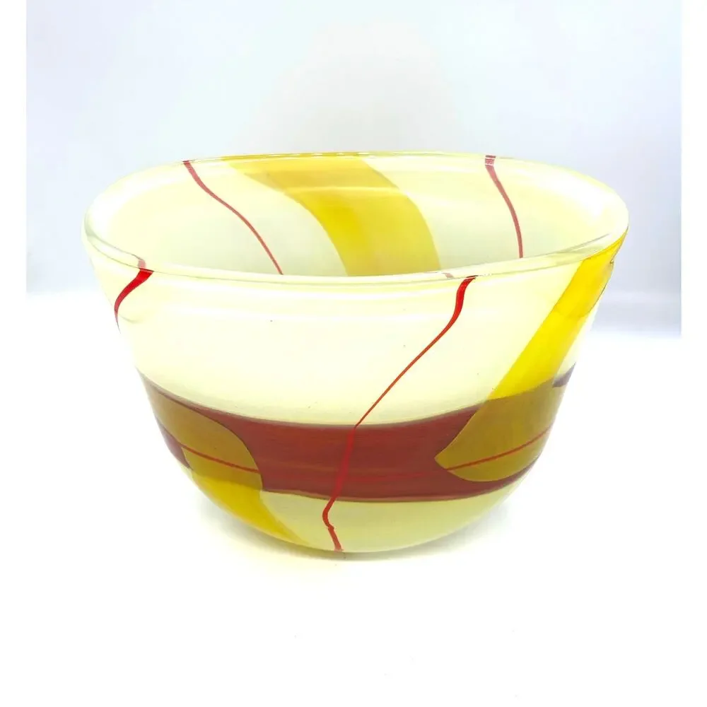 Vilniaus Stiklo Studija Modernist Lithuanian Art Glass Vase 8